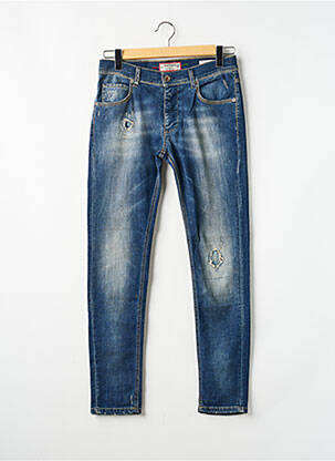 Jeans skinny stretch taille normale bleu FIFTY FOUR homme