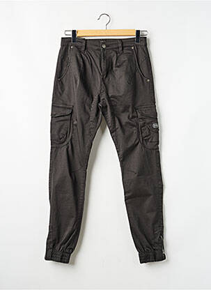 Pantalon cargo taille ajustable taille normale gris DEELUXE homme