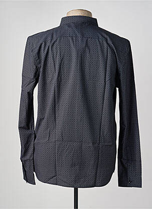 Chemise manches longues coupe cintrée noir DEELUXE homme
