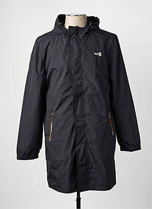 Parka manches longues a capuche noir DEELUXE homme