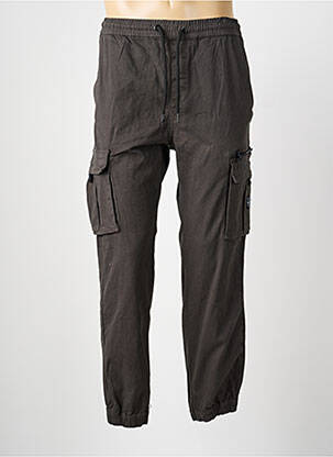 Pantalon cargo resserrée sur le bas taille normale gris DEELUXE homme