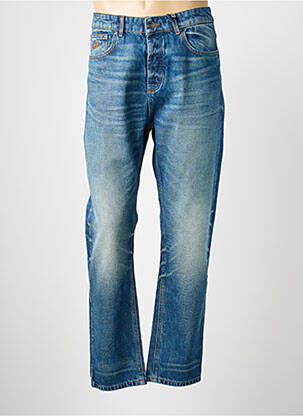 Jeans coupe slim fermeture boutonnée sur le devant taille normale bleu HERO SEVEN homme