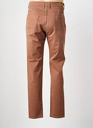 Jeans coupe slim stretch taille normale marron FIFTY FOUR homme