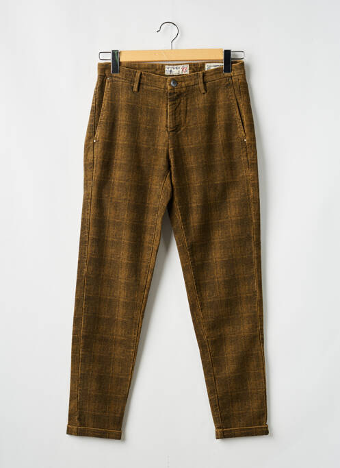 Pantalon chino imprimé imprimé prince de galle taille normale vert FIFTY FOUR homme