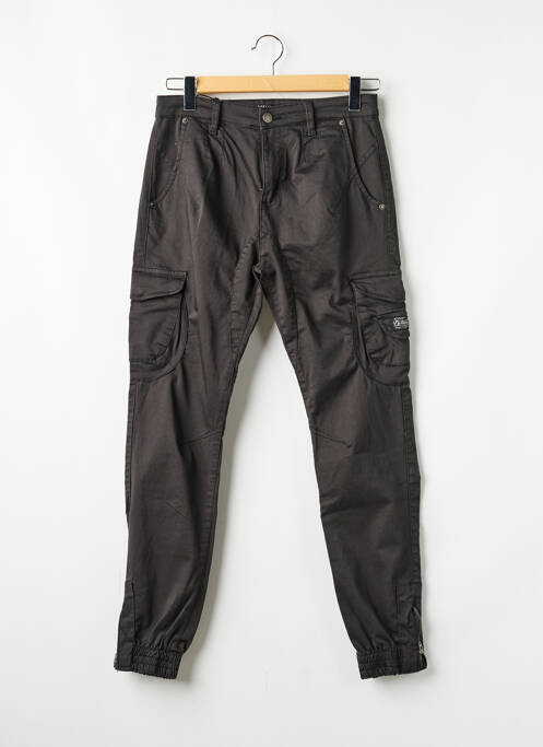 Pantalon cargo taille ajustable taille normale gris DEELUXE homme