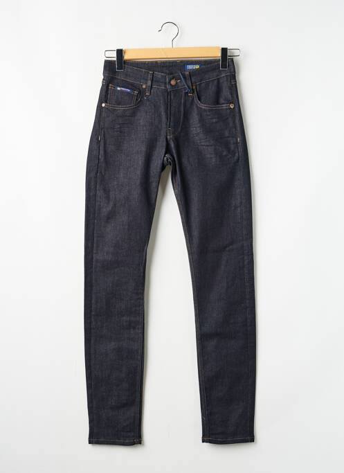 Jeans coupe slim tissage brut taille normale bleu FREEMAN T.PORTER homme