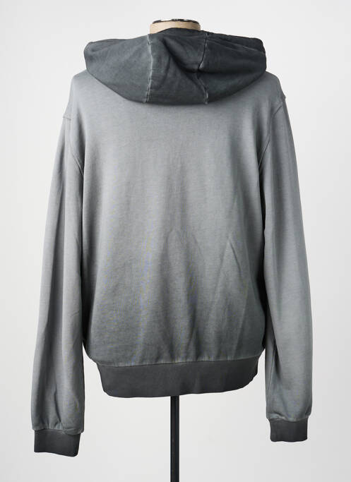 Sweat-shirt à capuche tissage jersey manches longues gris FREEMAN T.PORTER homme