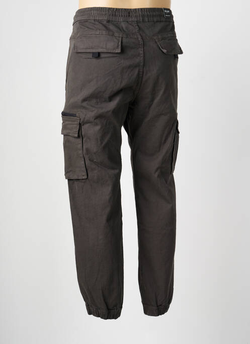 Pantalon cargo taille élastique taille normale gris DEELUXE homme