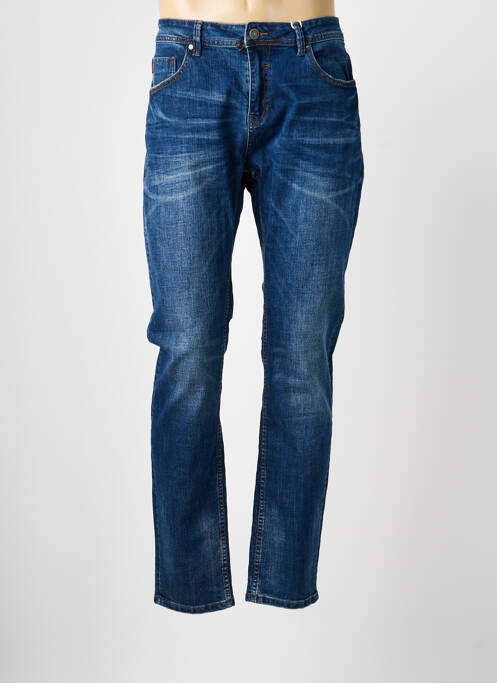 Jeans coupe slim stretch taille normale bleu DEELUXE homme