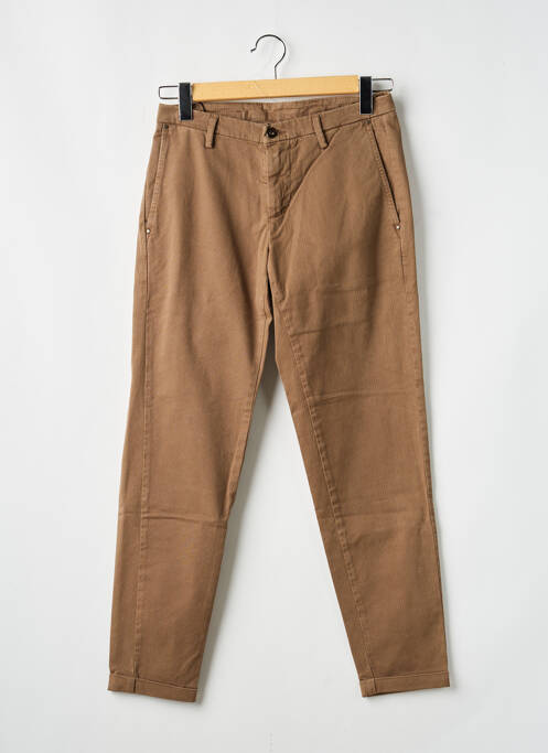 Pantalon chino marron FIFTY FOUR homme