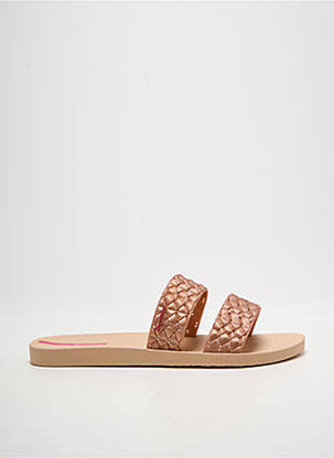 Mules/sabots bout ouvert talon plat jusqu'à 3cm rose IPANEMA femme