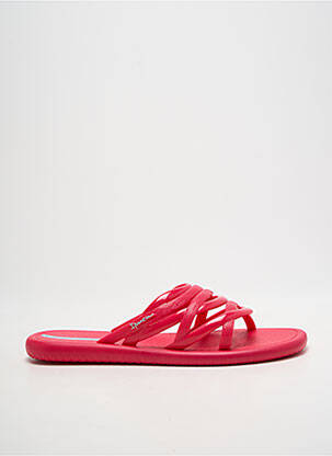 Mules/sabots bout ouvert talon plat jusqu'à 3cm rose IPANEMA femme