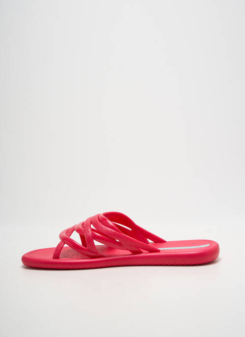 Mules/sabots bout ouvert talon plat jusqu'à 3cm rose IPANEMA femme