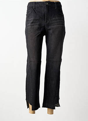 Jeans coupe slim stretch taille normale noir SHEEGO femme