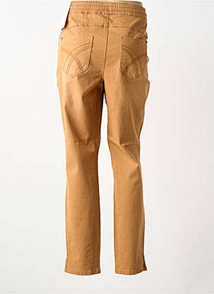 Pantalon slim taille élastique taille normale marron SHEEGO femme