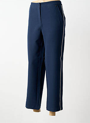 Pantalon droit stretch taille normale bleu SHEEGO femme