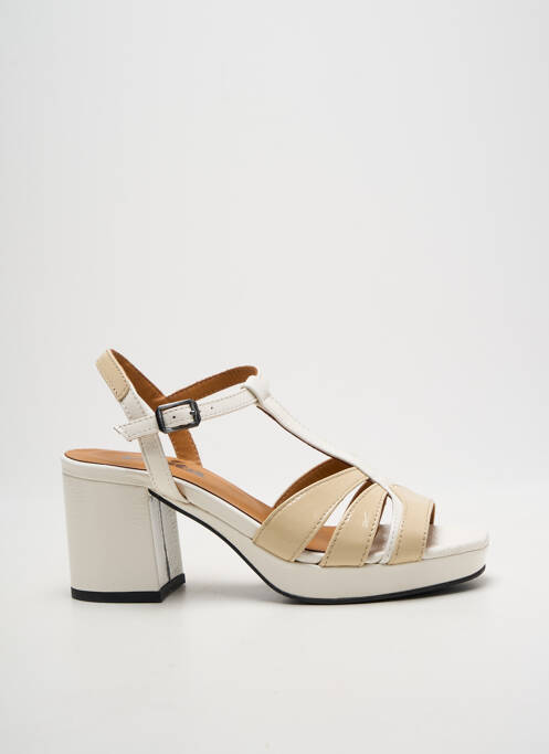 Sandales/nu pieds talon bottier talon de 7 à 9cm beige CASTA femme