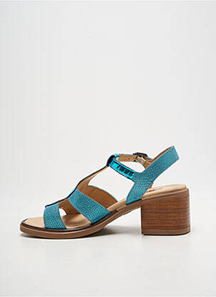 Sandales/nu pieds talon bottier talon de 4 à 6cm bleu CASTA femme