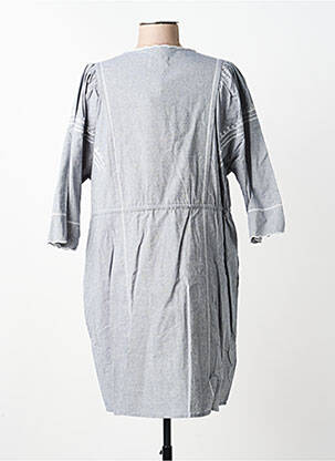Robe courte manches longues manches longues gris THE KORNER femme
