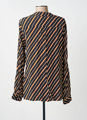 Chemisier coupe cintrée manches longues marron LA PETITE FRANCAISE femme