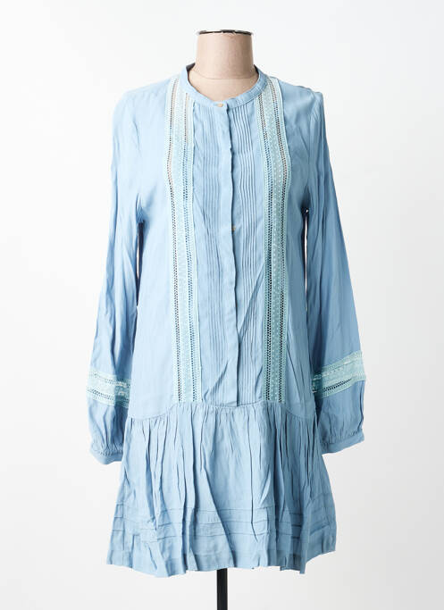 Robe mi-longue bleu SUNCOO femme