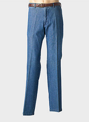 Jeans coupe droite stretch taille basse bleu MODEXAL homme