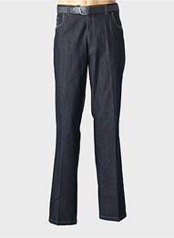 Jeans coupe droite stretch taille normale bleu LUIGI MORINI homme