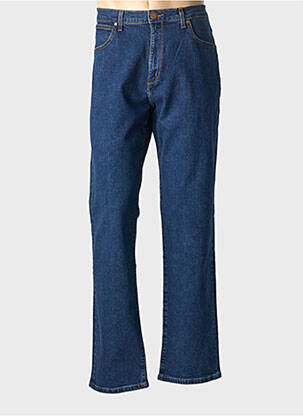 Jeans coupe droite stretch taille normale bleu WRANGLER homme