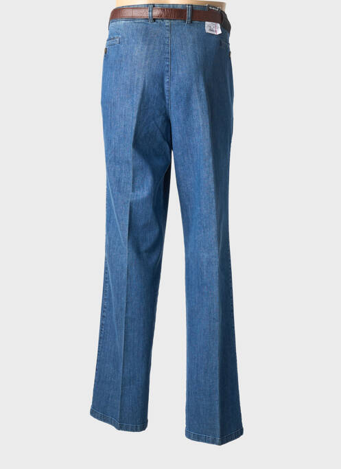 Jeans coupe droite stretch taille basse bleu MODEXAL homme