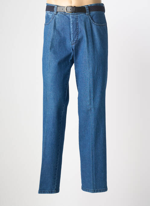 Jeans coupe droite stretch taille normale bleu MODEXAL homme