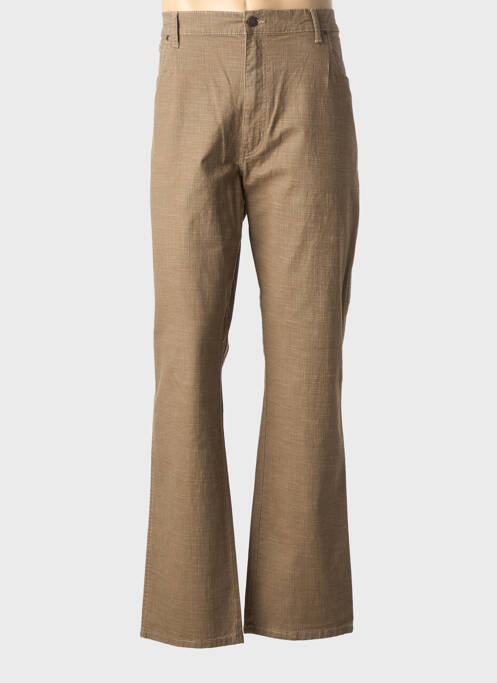 Jeans coupe droite marron WRANGLER homme