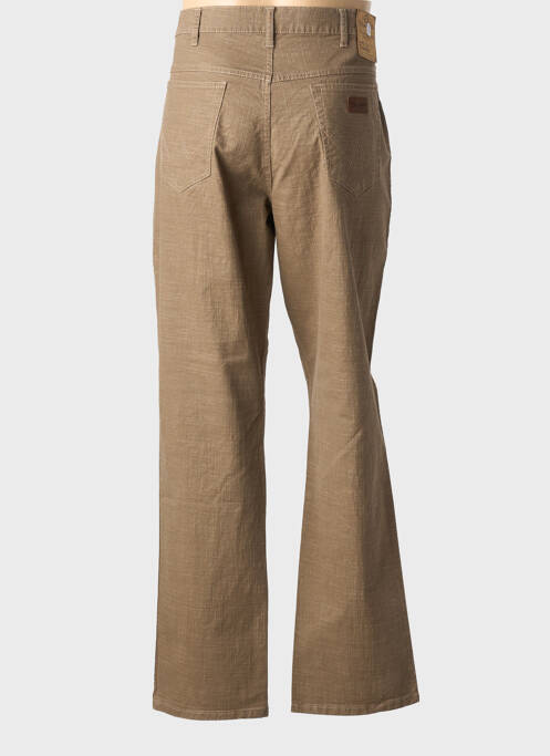 Jeans coupe droite marron WRANGLER homme