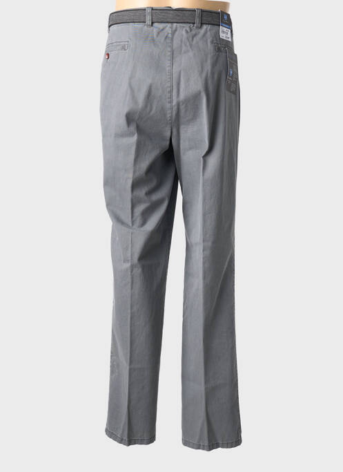 Pantalon droit gris LUIGI MORINI homme