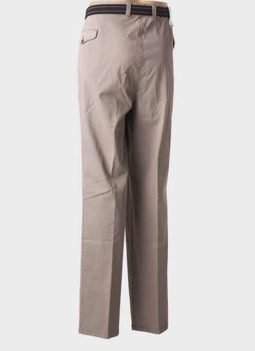 Pantalon droit marron LUIGI MORINI homme