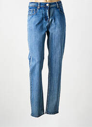 Jeans coupe droite stretch taille normale bleu GRIFFON femme