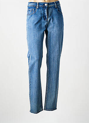 Jeans coupe droite stretch taille normale bleu GRIFFON femme