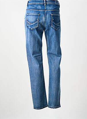 Jeans coupe droite stretch taille normale bleu GRIFFON femme