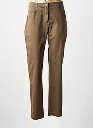 Pantalon droit stretch taille normale vert ARMOR LUX femme