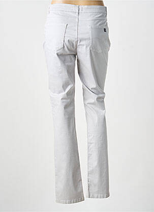 Pantalon droit stretch taille normale gris TBS femme