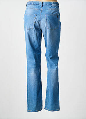 Jeans coupe droite stretch taille normale bleu TBS femme