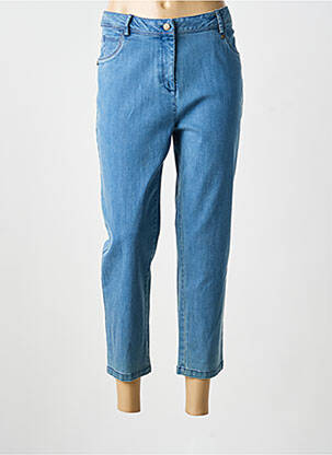 Pantacourt stretch taille normale bleu AGATHE & LOUISE femme