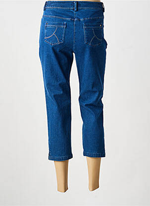 Pantacourt coupe droite taille normale bleu AGATHE & LOUISE femme