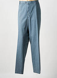 Pantalon slim tissage chiné taille normale gris LUIGI MORINI homme