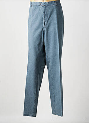 Pantalon slim tissage chiné taille normale gris LUIGI MORINI homme