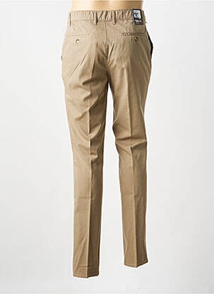 Pantalon chino stretch taille normale marron GS CLUB homme