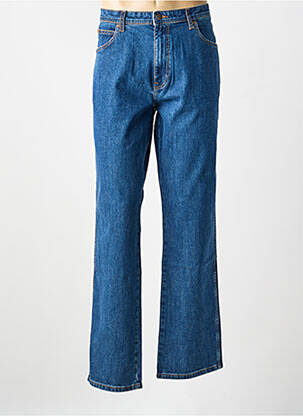 Jeans coupe droite stretch taille normale bleu WRANGLER homme