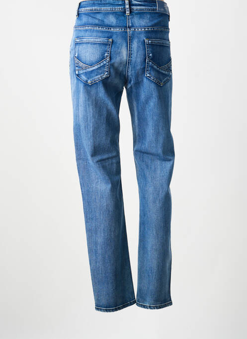 Jeans coupe droite stretch taille normale bleu GRIFFON femme