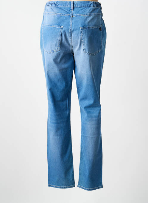 Jeans coupe droite stretch taille normale bleu TBS femme