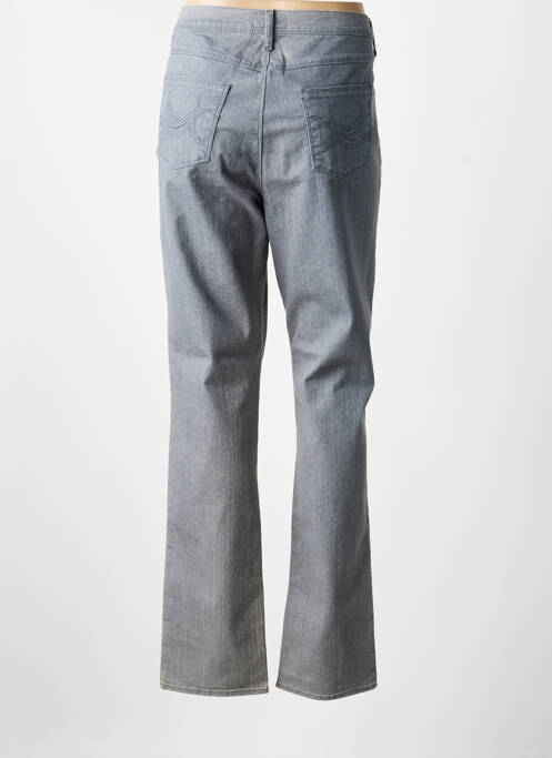 Jeans coupe droite stretch taille normale gris GEVANA femme
