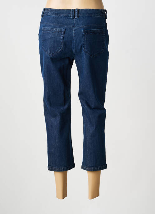 Pantacourt stretch taille normale bleu JAC JAC femme